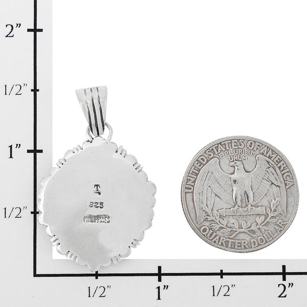 Sterling Silver Pendant Multicolor P3280-C51