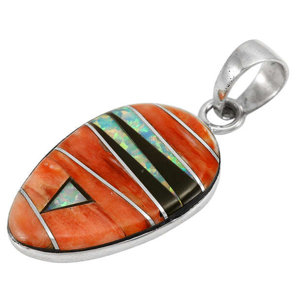 Spiny Oyster Pendant Sterling Silver P3297-C24