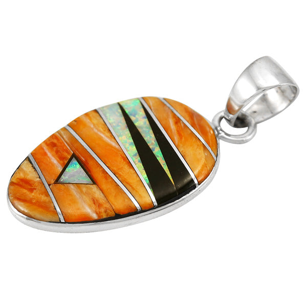 Spiny Oyster Pendant Sterling Silver P3297-C25