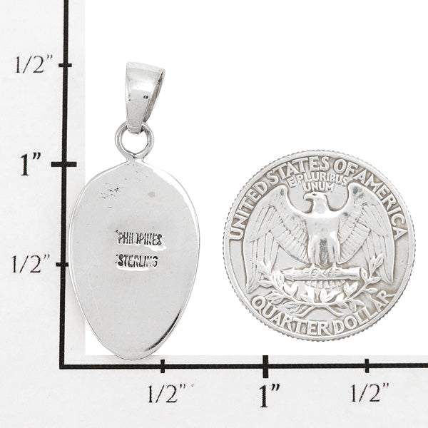 Spiny Oyster Pendant Sterling Silver P3297-C25