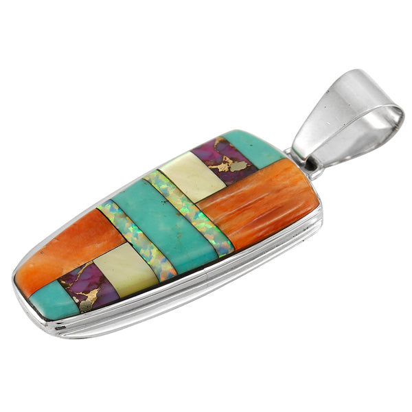 Multicolor Pendant Sterling Silver P3299-C01