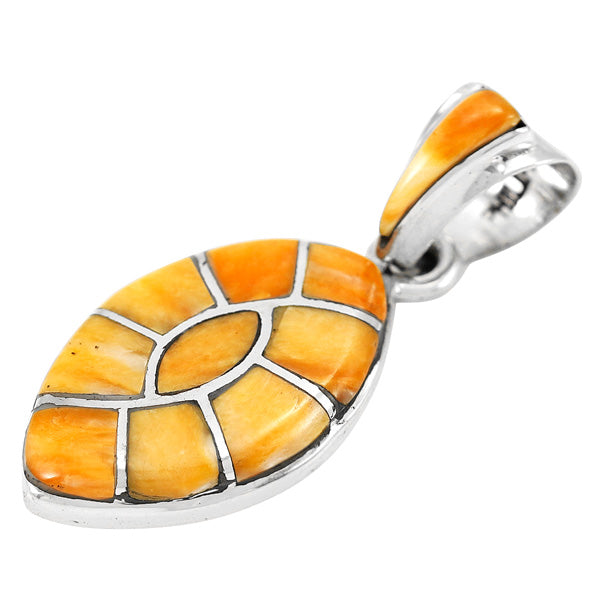 Spiny Oyster Pendant Sterling Silver P3303-C09