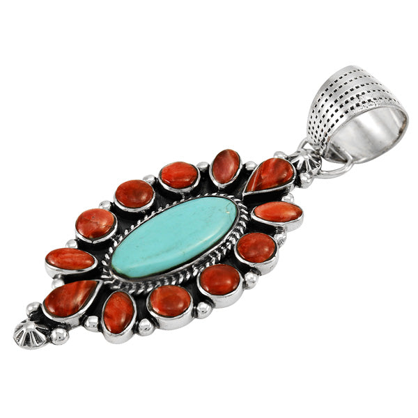 Multicolor Pendant Sterling Silver P3306-C85