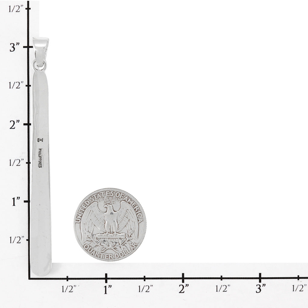 Turquoise Pendant SilverBronzé P3324-SB-C75