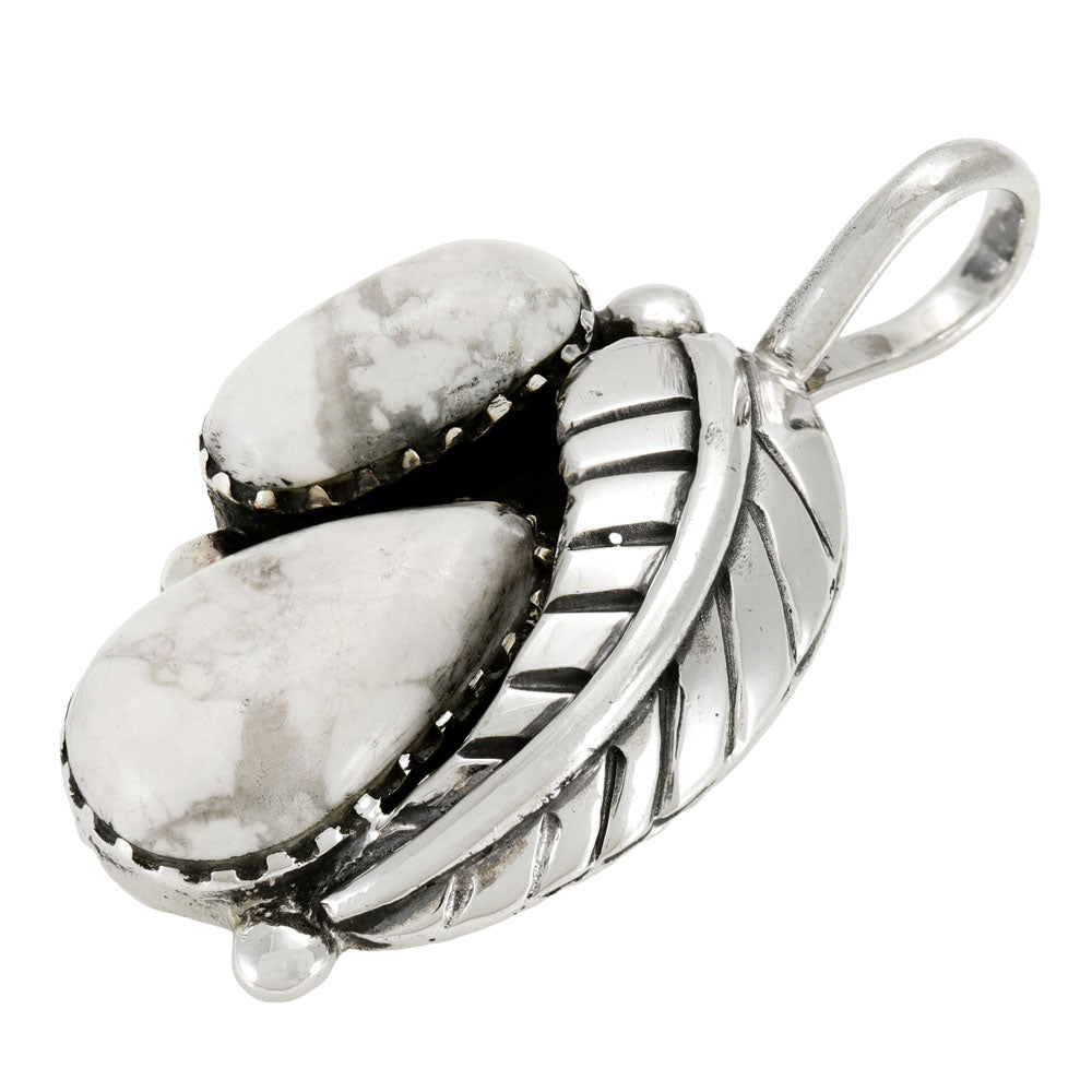 Howlite Pendant Sterling Silver P3332-C103