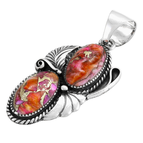 Plum Spiny Pendant Sterling Silver P3343-C92