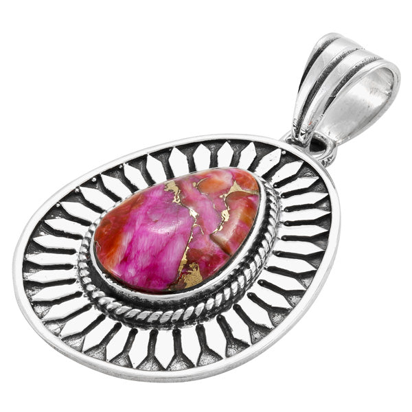 Plum Spiny Pendant Sterling Silver P3352-C92