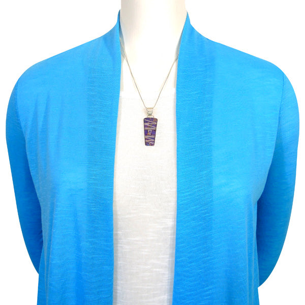 Sterling Silver Pendant & Earrings Set Turquoise PE4030-C07