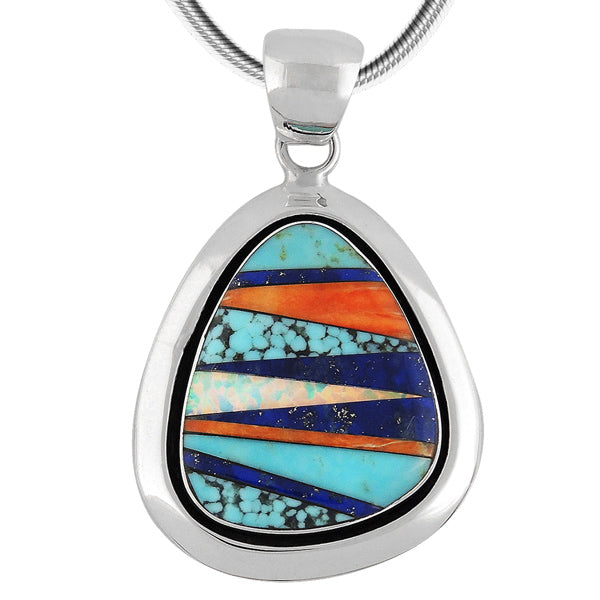 Multicolor Pendant Sterling Silver P3063-C00