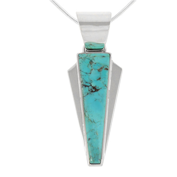 Sterling Silver Pendant Turquoise P3090-C75