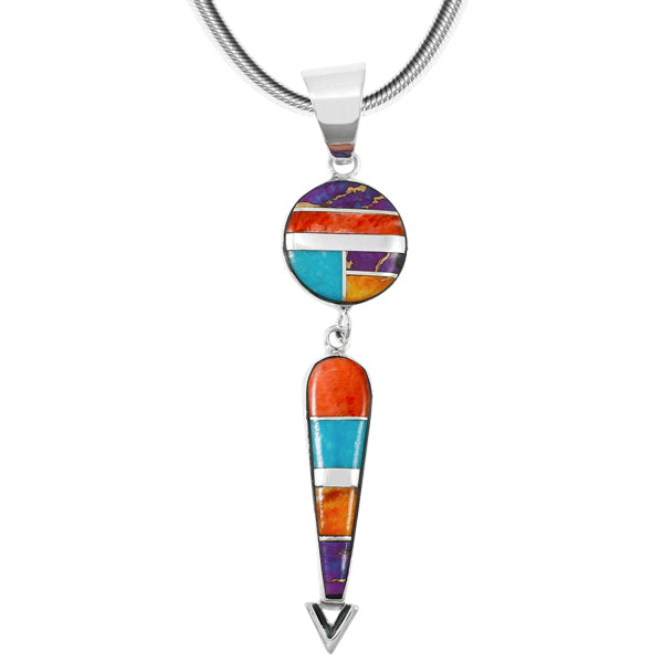 Sterling Silver Pendant Multicolor P3277-C00