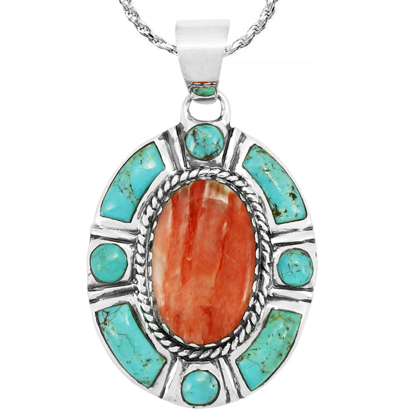 Multicolor Pendant Sterling Silver P3294-C85