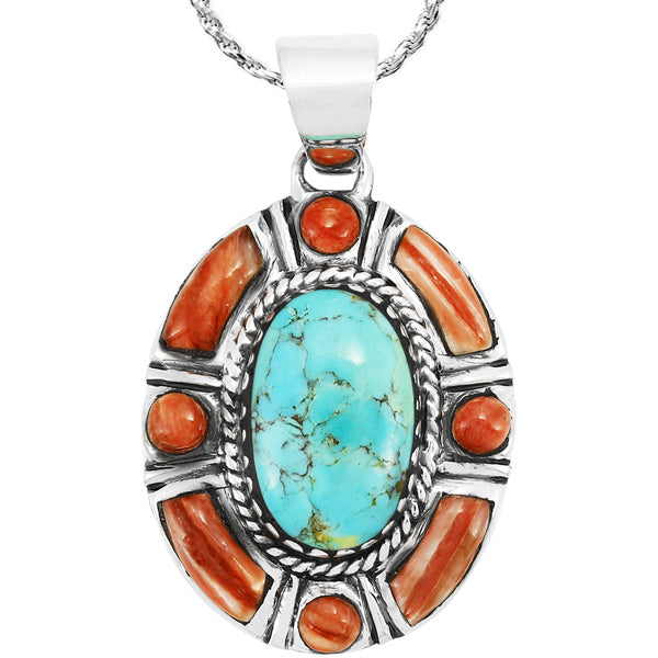 Multicolor Pendant Sterling Silver P3294-C86