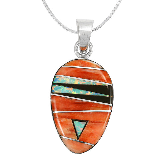 Spiny Oyster Pendant Sterling Silver P3297-C24