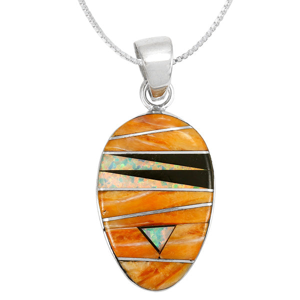Spiny Oyster Pendant Sterling Silver P3297-C25