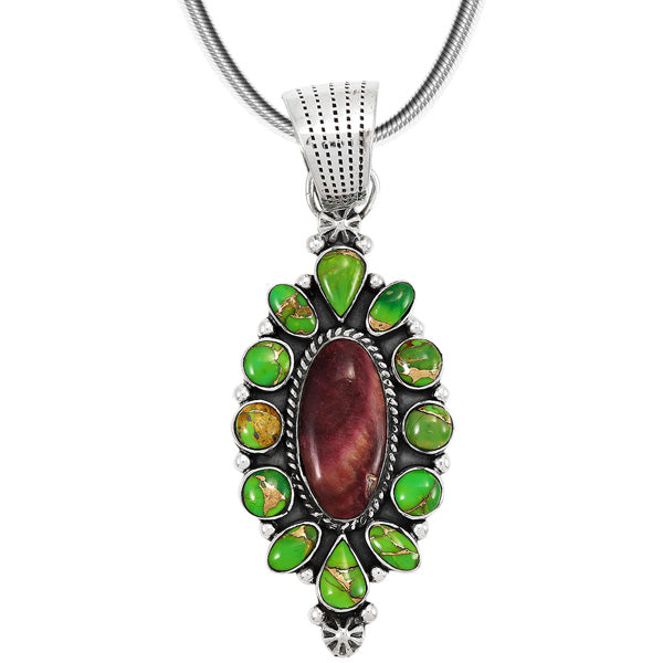 Multicolor Pendant Sterling Silver P3306-C98