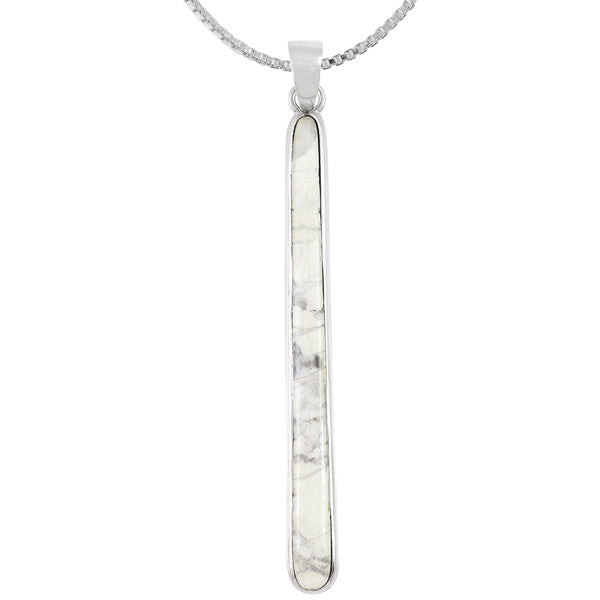 Howlite Pendant Sterling Silver P3324-C103