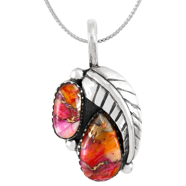 Plum Spiny Pendant Sterling Silver P3332-C92