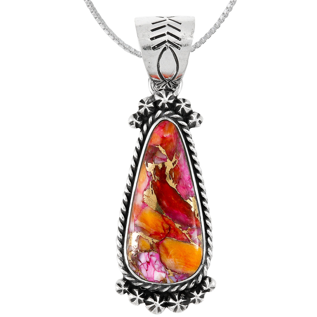 Plum Spiny Pendant Sterling Silver P3333-C92