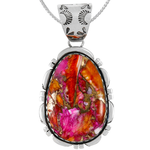 Plum Spiny Pendant Sterling Silver P3336-C92
