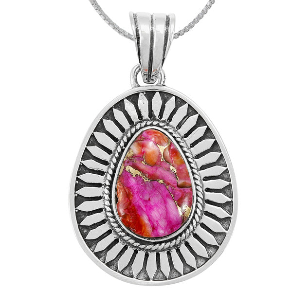 Plum Spiny Pendant Sterling Silver P3352-C92