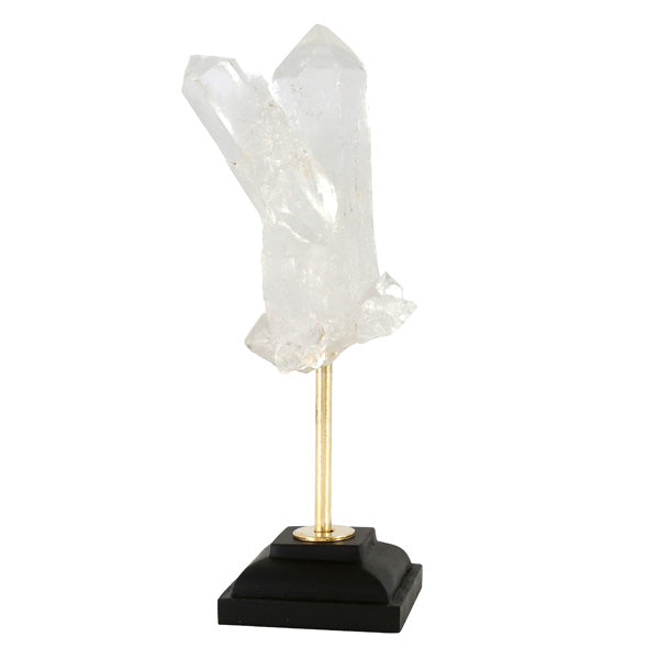 Clear Quartz Geode/Crystal on Stand Z9001-C215