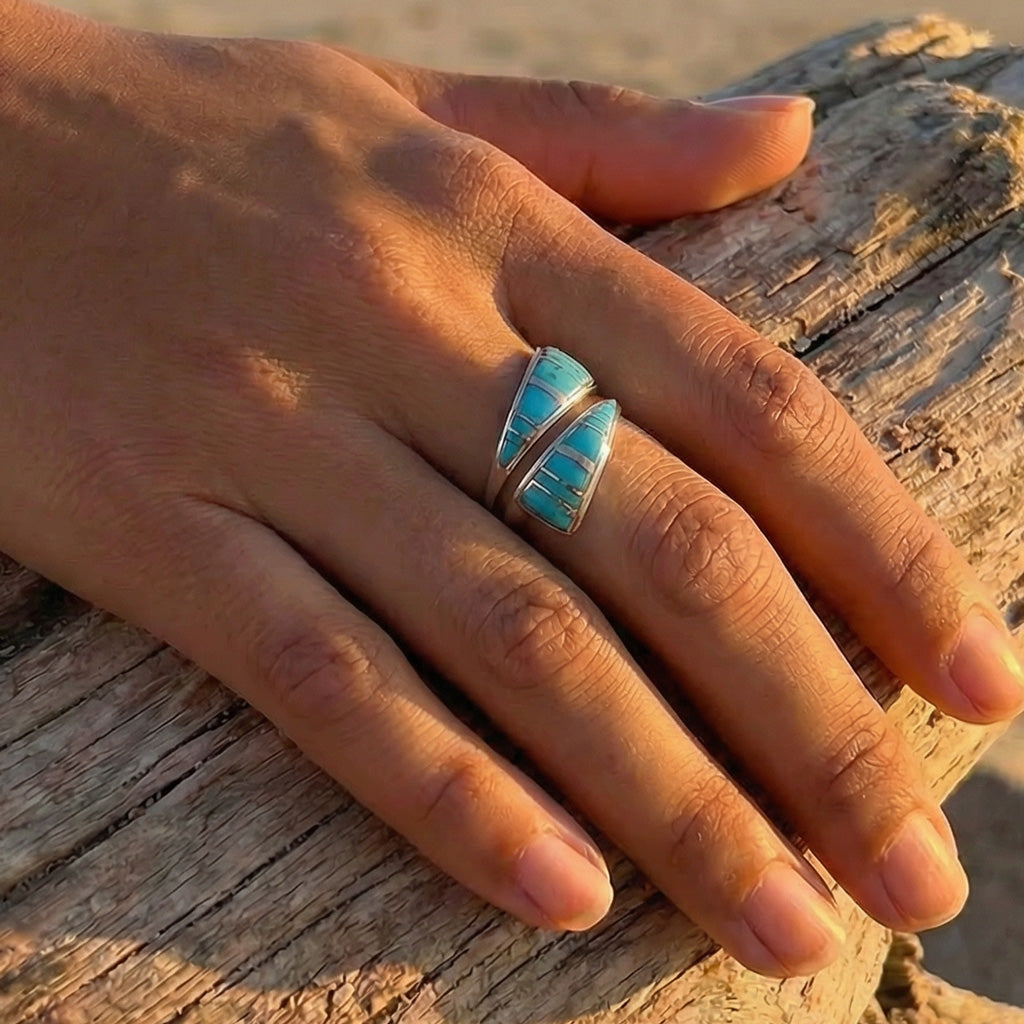Turquoise Ring Sterling Silver R2011-C05