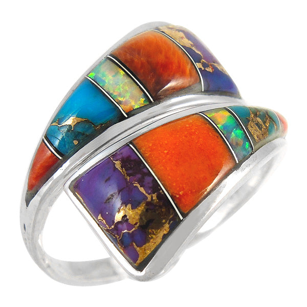 Multicolor Ring Sterling Silver R2011-C00