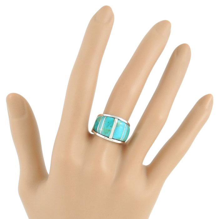 Turquoise Ring Sterling Silver R2015-C05