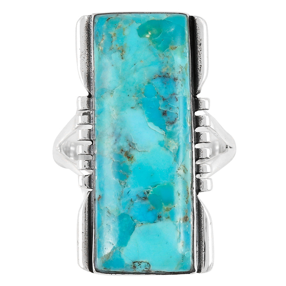 Turquoise Ring SilverBronzé R2017-SB-C75