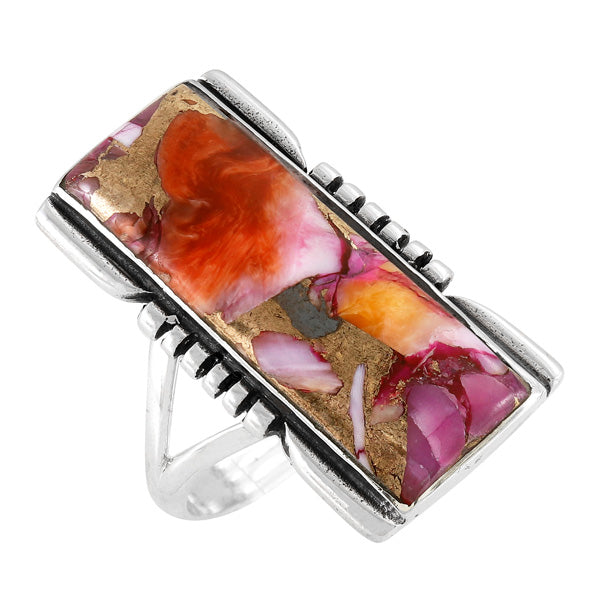 Plum Spiny Ring Sterling Silver R2017-C92