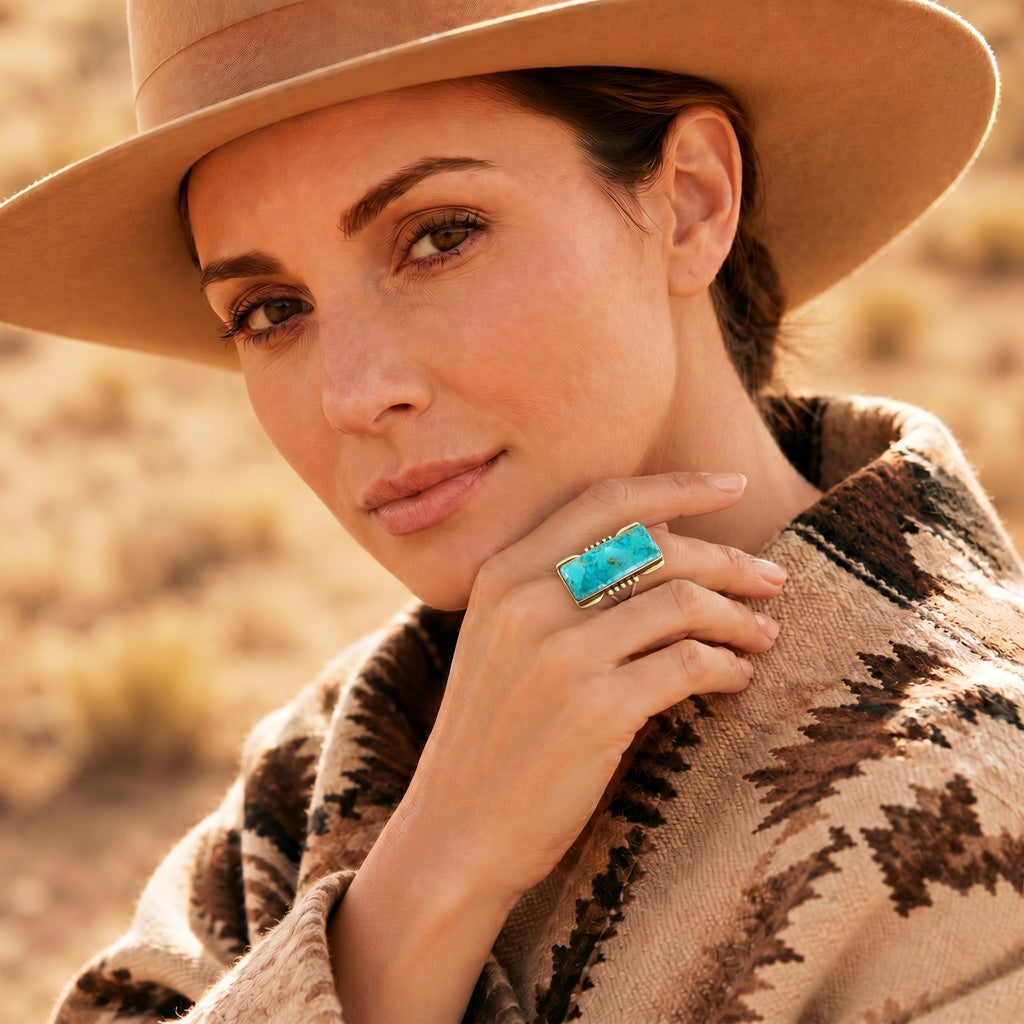 Turquoise Ring GoldCopper™ R2017-GB-C75