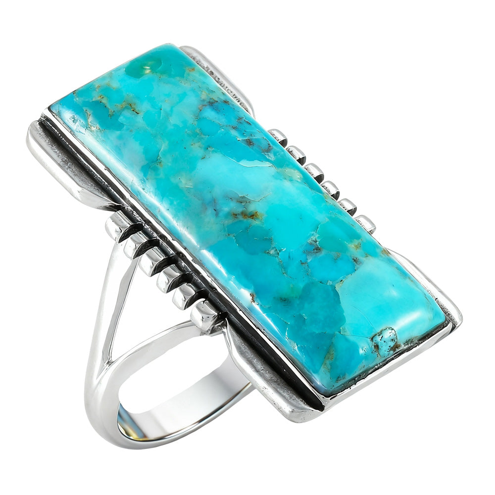 Turquoise Ring SilverBronzé R2017-SB-C75