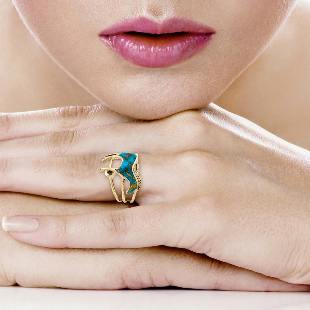 Matrix Turquoise Ring GoldCopper™ R2018-GB-C84