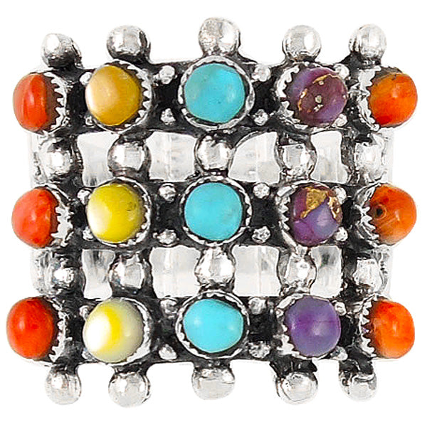 Multicolor Ring Sterling Silver R2022-C71