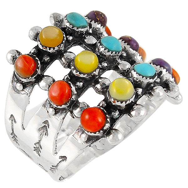 Multicolor Ring Sterling Silver R2022-C71