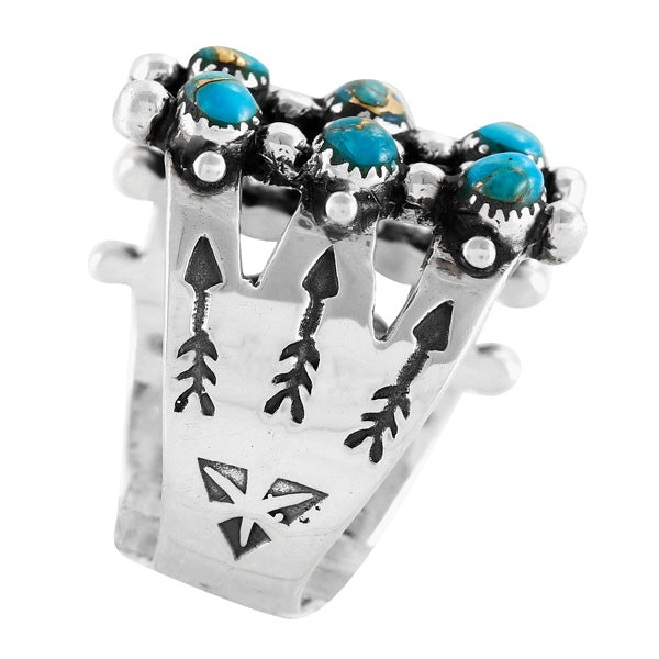 Turquoise Ring Sterling Silver R2022-C75