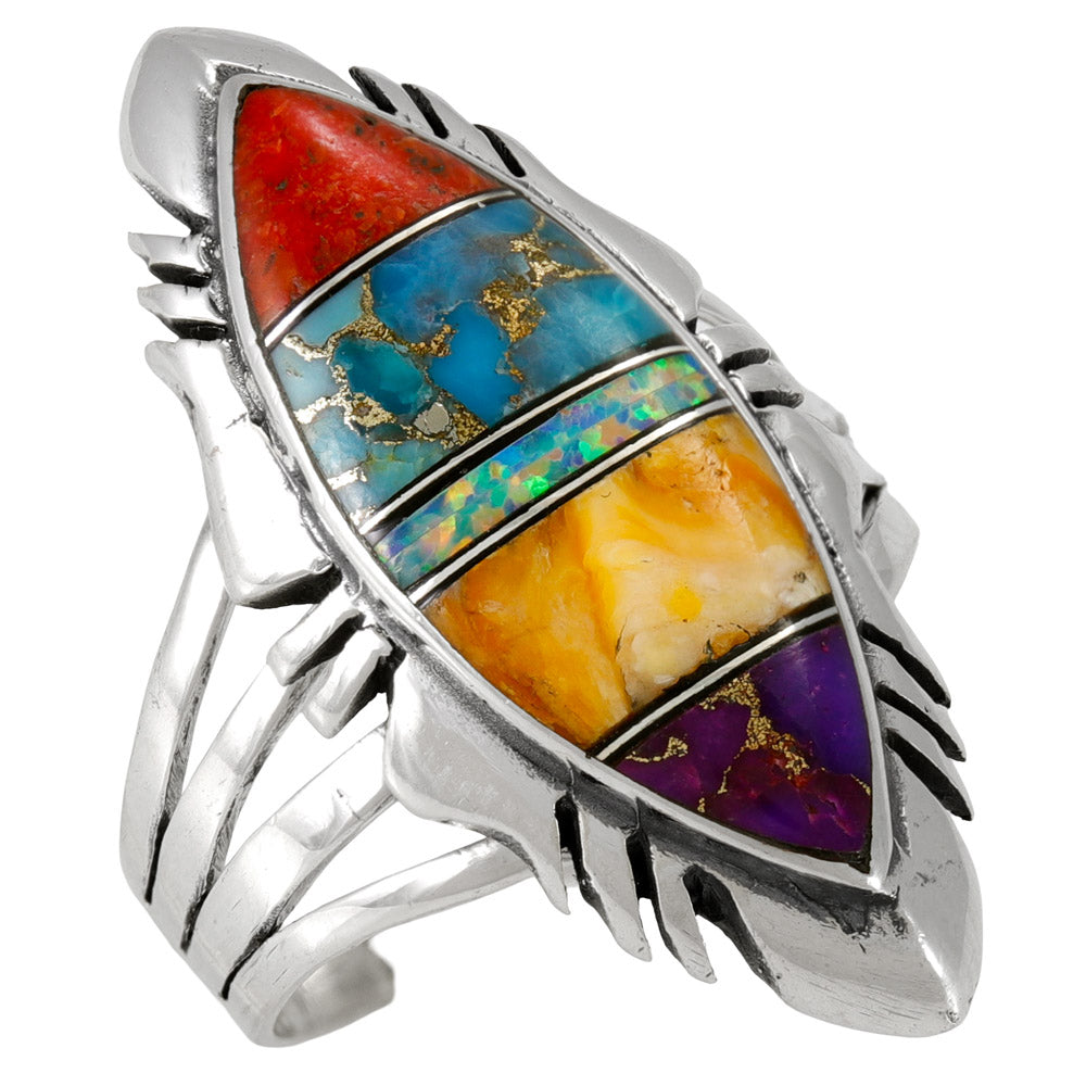 Multicolor Ring Sterling Silver R2023-C00