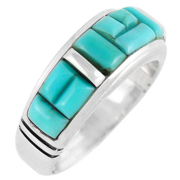 Turquoise Ring Sterling Silver R2025-C55