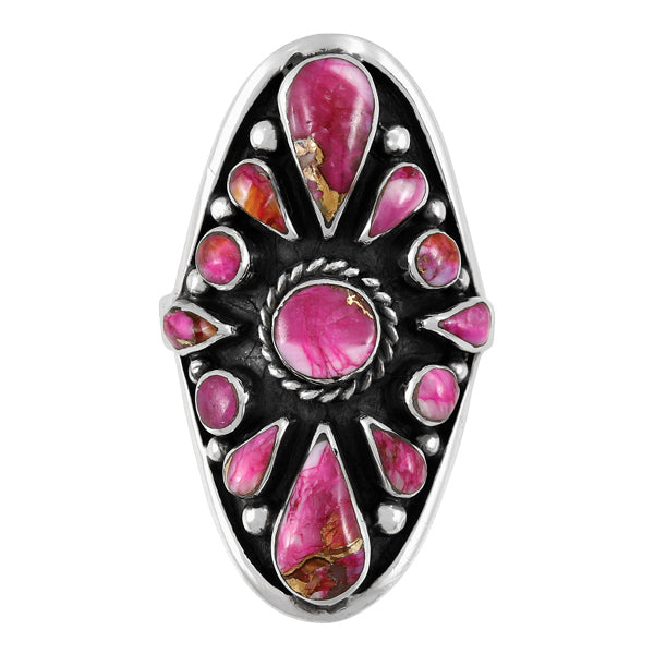 Plum Spiny Ring Sterling Silver R2034-C92