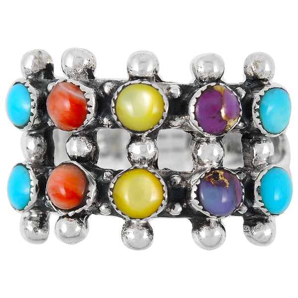 Multicolor Ring Sterling Silver R2035-C71