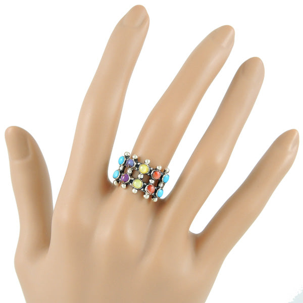 Multicolor Ring Sterling Silver R2035-C71