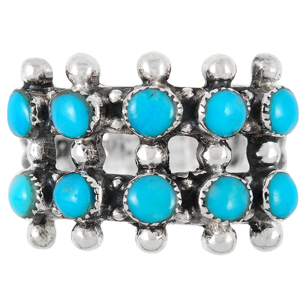 Turquoise Ring Sterling Silver R2035-C75