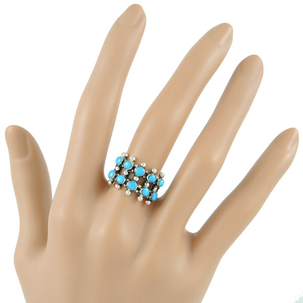 Turquoise Ring Sterling Silver R2035-C75