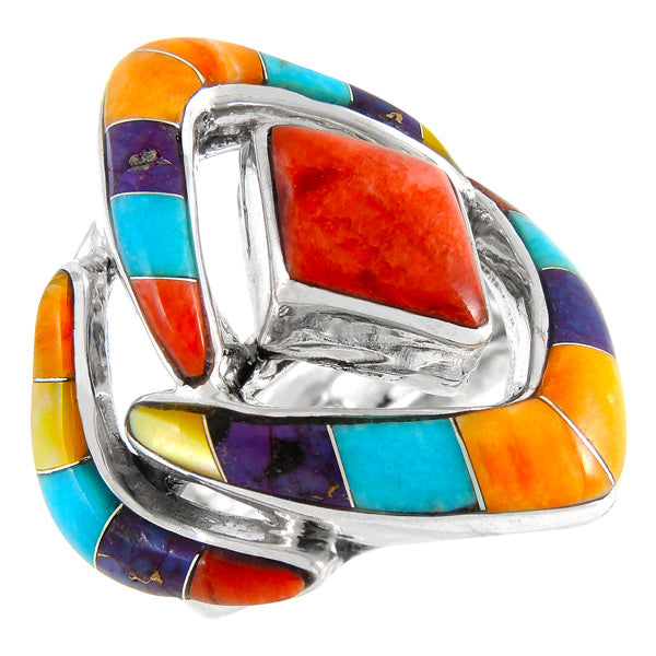 Multicolor Ring Sterling Silver R2040-C00