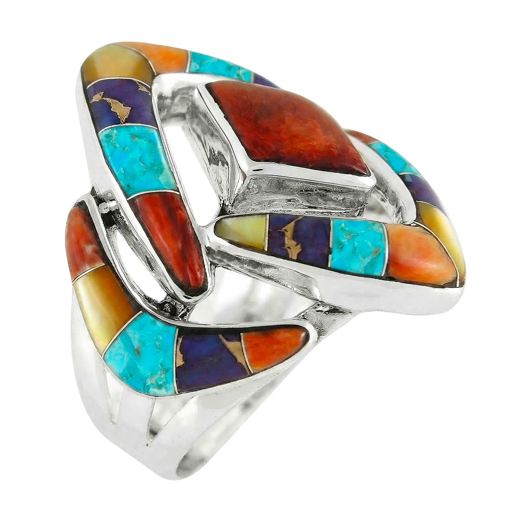 Multicolor Ring Sterling Silver R2040-C00