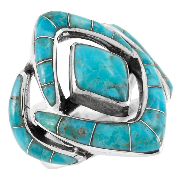 Turquoise Ring Sterling Silver R2040-C05