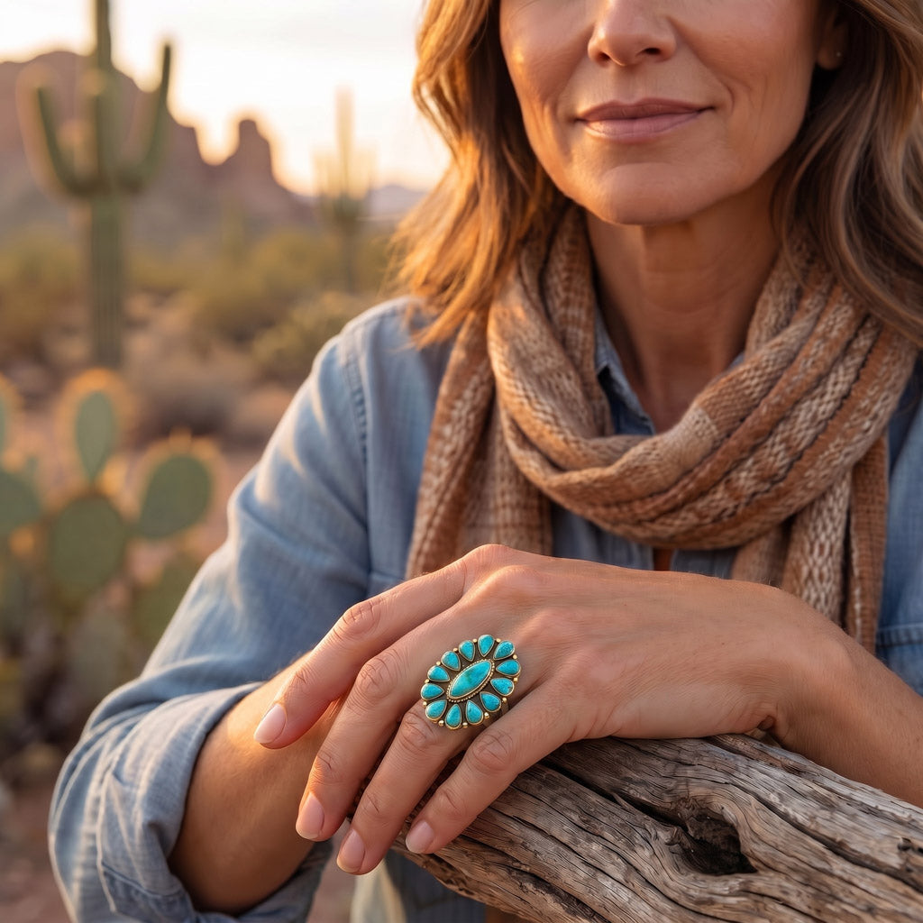 Turquoise Ring GoldCopper™ R2041-GB-C75