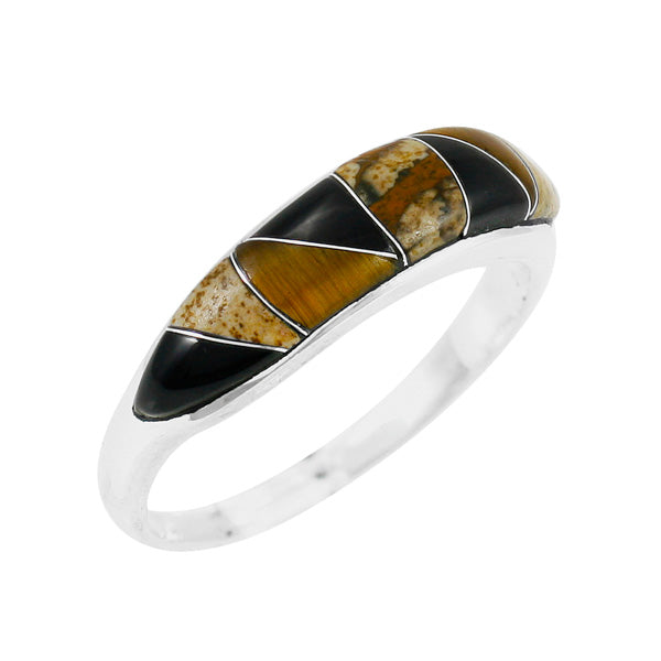 Tiger Eye Ring Sterling Silver R2052-C33