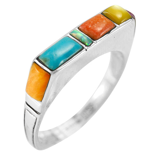 Multicolor Ring Sterling Silver R2067-C71